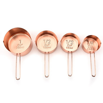 UPORS 4/8Pcs Μεζούρα και κουτάλια από ανοξείδωτο χάλυβα Μαγειρικά σκεύη με μέτρηση για ξηρά και υγρά υλικά