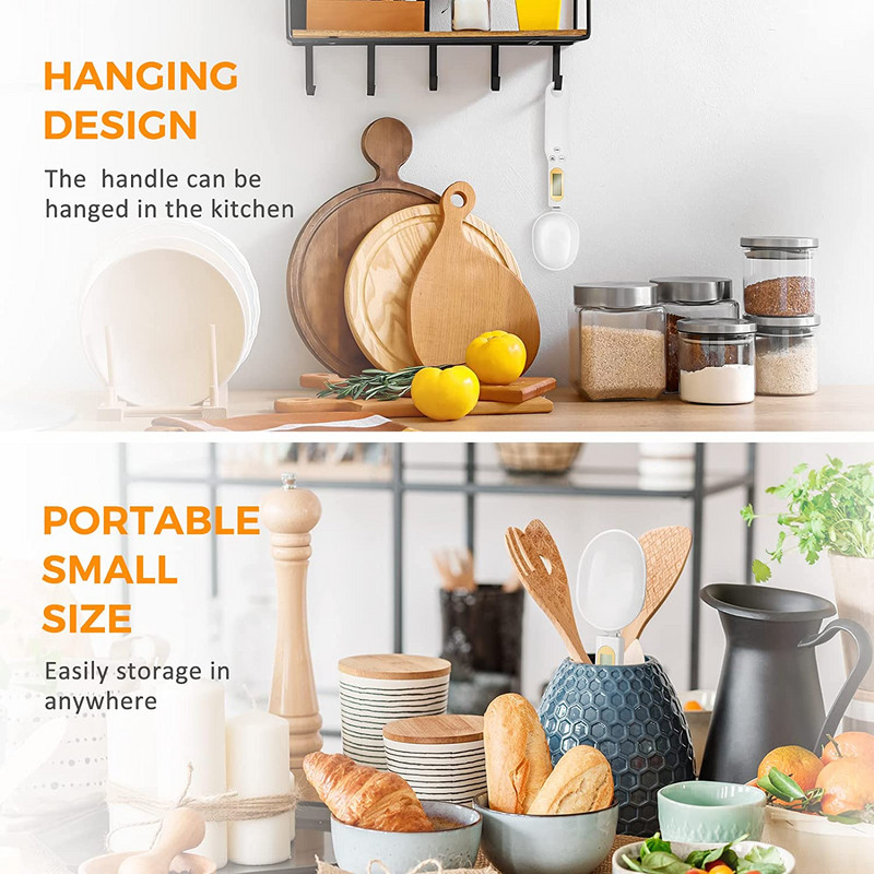 Ηλεκτρονική ζυγαριά κουζίνας 500g 0,1g LCD Ψηφιακή ζυγαριά μέτρησης αλεύρου τροφίμων Ψηφιακή ζυγαριά κουταλιού Μίνι εργαλείο κουζίνας για ζυγαριά καφέ γάλακτος