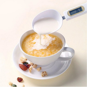 Ηλεκτρονική ζυγαριά κουζίνας 500/0,1 g LCD Ψηφιακή ζυγαριά μέτρησης τροφίμων Ψηφιακή ζυγαριά κουταλιού Mini Gadget Εργαλείο κουζίνας για ζυγαριά καφέ με γάλα