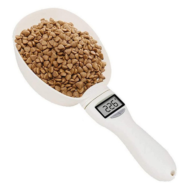 Ψηφιακό κουτάλι ζυγαριάς ABS με οθόνη LCD για μαγείρεμα Εργαλεία ζυγαριάς κουζίνας Κουτάλι ζύγισης τροφή για σκύλους Προμήθειες για κατοικίδια