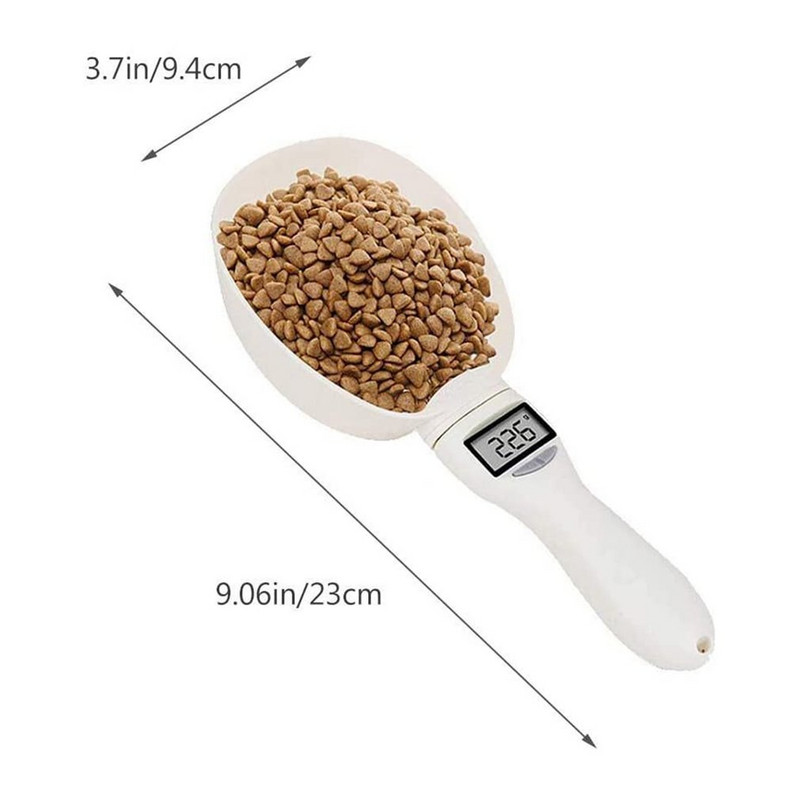 Ψηφιακό κουτάλι ζυγαριάς ABS με οθόνη LCD για μαγείρεμα Εργαλεία ζυγαριάς κουζίνας Κουτάλι ζύγισης τροφή για σκύλους Προμήθειες για κατοικίδια