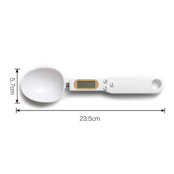 Οθόνη LCD Ψηφιακή ζυγαριά κουταλιού 500g/0,1g Ηλεκτρονικό κουτάλι μέτρησης για αλεύρι φαγητού Γαλάκτωμα καφέ Gadget κουζίνας