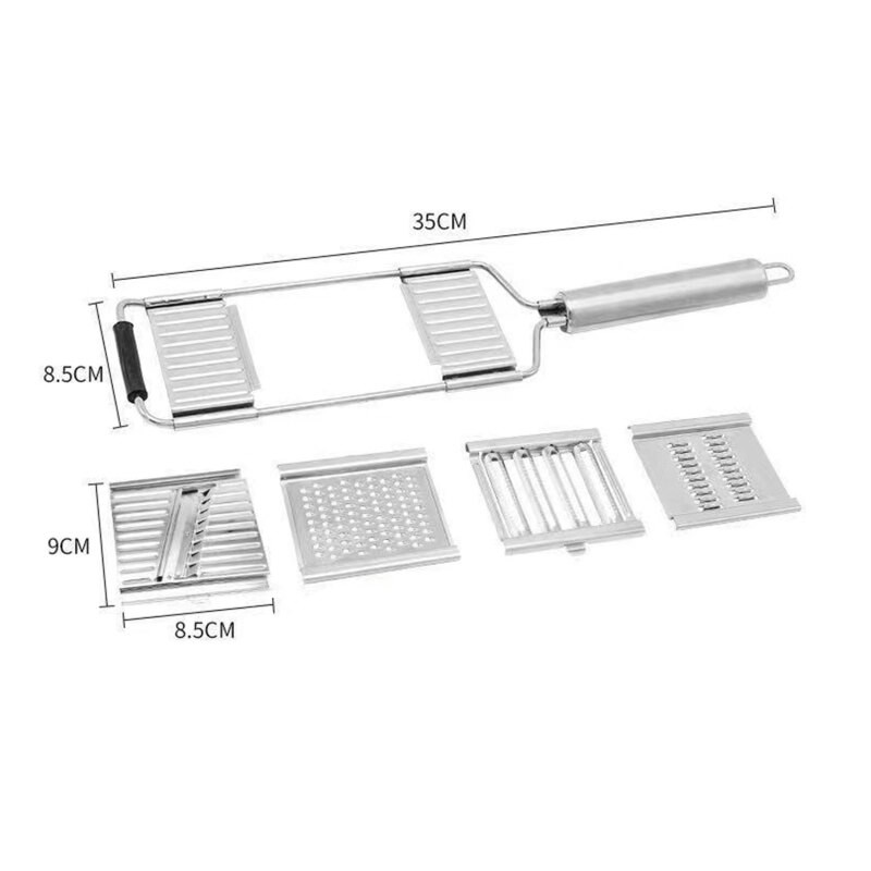 Κόφτης λαχανικών πολλαπλών χρήσεων Τρίφτης από ανοξείδωτο χάλυβα Τρίφτης Τρίφτης Φρούτων Πατάτας Αποφλοιωτής Καρότου Τρίφτης Αξεσουάρ κουζίνας Νέο