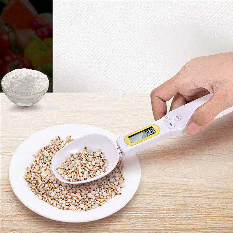 Φορητό ψηφιακό ηλεκτρονικό κουτάλι μέτρησης οθόνη LCD Ζυγαριά εργαλείων κουζίνας Ζυγαριά καφέ ζάχαρης γραμμάριο τροφίμων Αξεσουάρ ψησίματος #40