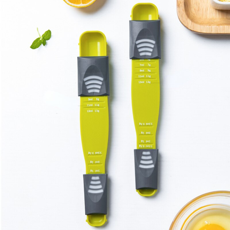 Ρυθμιζόμενη ζυγαριά κουζίνας Κύπελλο μέτρησης διπλής όψης Ζυγαριά ψησίματος οκτώ ταχυτήτων Κουτάλι μέτρησης αλάτι καφέ Ποσοτική συσκευή