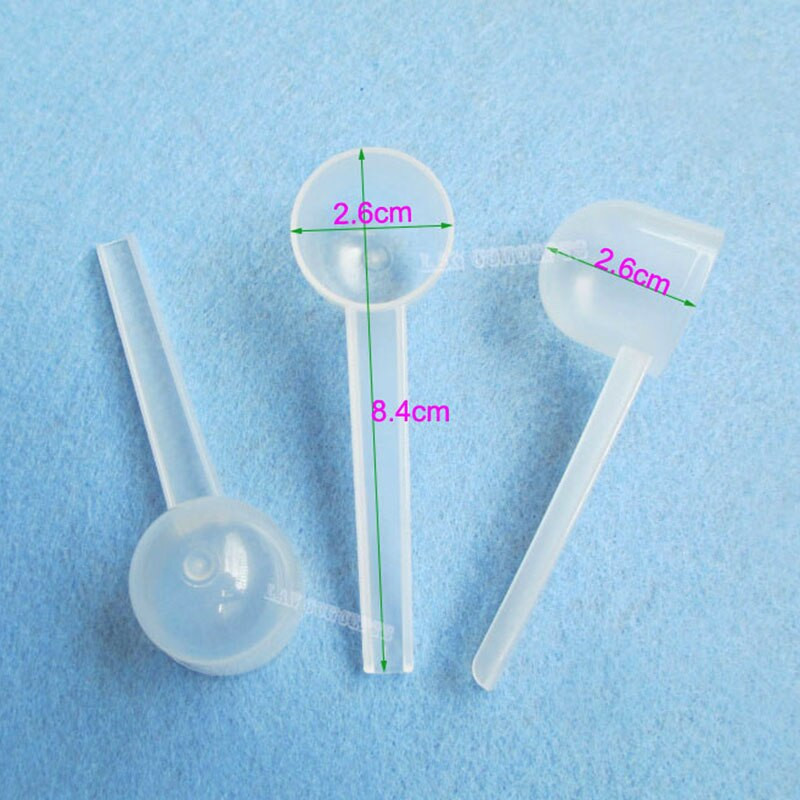 100 vnt. / siunta 5 gramų matavimo šaukštas 5 g plastikinis kaušelis 10 ml matavimo įrankis - balta mėlyna skaidri 3 spalvos, nemokamas pristatymas