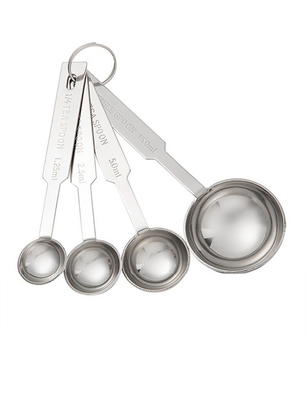 vanzlife ανοξείδωτη ποσότητα αλεσμένου καφέ μεζούρα γραμμάρια γάλα σε σκόνη ζύγισης που αποτελείται από μέτρηση ποσοτικά καλυμμένο 4 φορές