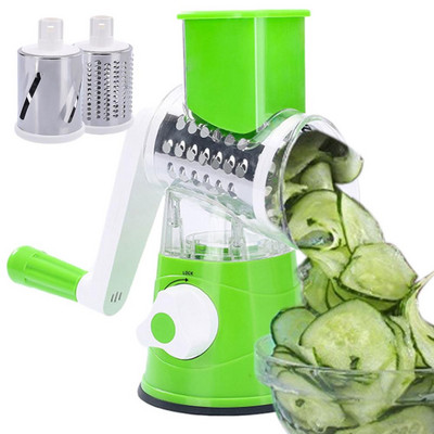 Χειροκίνητο Vegetable Cutter Kitchen Roller Gadgets Tool Veggie Potato Cucumber Carrot Τρίφτες σοκολάτας για πίτσα Hashbrowns Salad