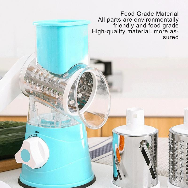 Χειροκίνητο Vegetable Cutter Kitchen Roller Gadgets Tool Veggie Potato Cucumber Carrot Τρίφτες σοκολάτας για πίτσα Hashbrowns Salad