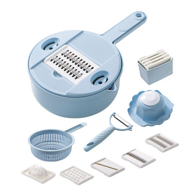 Εργαλείο κοπής Food Chopper Κουζίνας Κόφτης λαχανικών Φορητός κόφτης πατάτας με δοχείο μεγάλης χωρητικότητας 12 σε 1 Πολυλειτουργικός