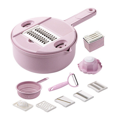 Εργαλείο κοπής Food Chopper Κουζίνας Κόφτης λαχανικών Φορητός κόφτης πατάτας με δοχείο μεγάλης χωρητικότητας 12 σε 1 Πολυλειτουργικός