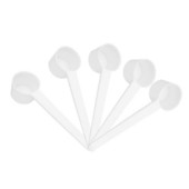 100 τμχ Πλαστικό δοσομετρικό κουτάλι καφέ 5G, που χρησιμοποιείται για γάλα σε σκόνη, υγρά καρυκεύματα, επαναχρησιμοποιήσιμο συμβατό κουτάλι