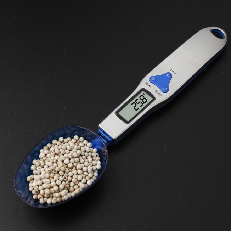 Έξυπνη ψηφιακή ζυγαριά κουζίνας Κουτάλι οθόνη LCD Mini όγκος τροφίμων Εργαλείο μέτρησης ζύγισης 500/0,1 g Baking Cooking Coffee Νέο σχέδιο