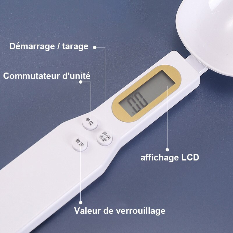Badu.bg Електронна кухненска везна 500g 0.1g LCD цифрова измервателна ...