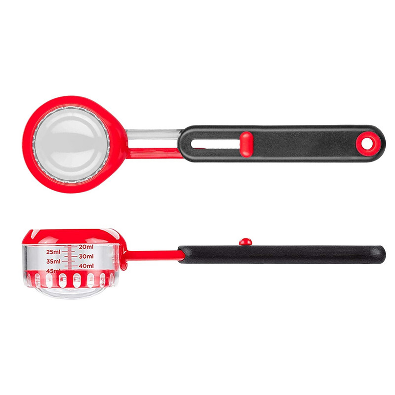 Μεζούρα με ρυθμιζόμενο μοχλό σε σκόνη Μεζούρα πολλαπλών χρήσεων Κουταλάκι μέτρησης σκόνης καφέ Κουταλάκι ψησίματος Εργαλεία ψησίματος Σετ εργαλείο μέτρησης