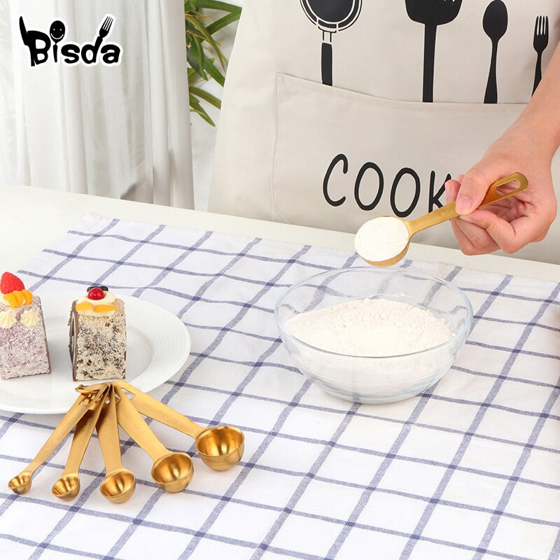 6 ΤΕΜ. Κουζίνα από ανοξείδωτο ατσάλι Μεζούρα κουταλάκια του γλυκού Κέικ μεζούρα για καφέ με αλεύρι ψησίματος Φλιτζάνια μέτρησης κουζίνας Εργαλεία μαγειρικής