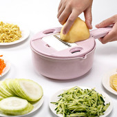 12 τεμαχίων Vegetable Cutter Potato Peeler Kitchen Manual Slice and Shredded Puree Vegetable Chopper Αξεσουάρ κουζίνας