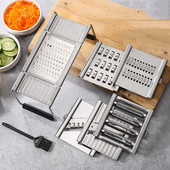 Τρίφτης λαχανικών για τεμαχιστές λαχανικών τεμαχιστές Πολλαπλός τεμαχιστής Αποφλοιωτής καρότων φρούτων 6 σε 1 Gadgets Εργαλεία κοπής λαχανικών