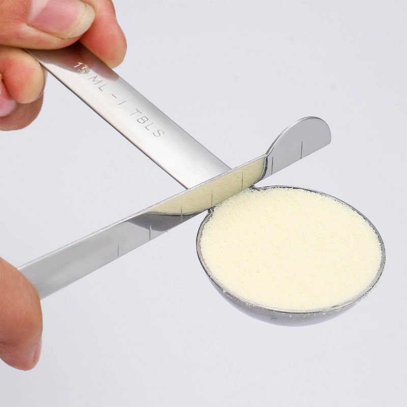 Μεζούρες Σετ Κουταλιών Μεζούρας Κουζίνας Στοιβαζόμενες Κουζίνες Κουτάλια Μεζούρα από ανοξείδωτο ατσάλι Σετ μεζούρα και κουτάλια σπιτιού