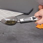 Κουτάλι από ανοξείδωτο ατσάλι Ηλεκτρονική ζυγαριά Κουτάλι Εργαλεία καφέ Αξεσουάρ κουζίνας Ζυγαριά συστατικών 500g Κουτάλι τροφής για σκύλους πολλαπλών χρήσεων