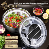 Ξηραντήριο φρούτων λαχανικών Drainer Dehydrator Salad Spinner Clean Salad and Fruit Vegetable Centrifuge από ανοξείδωτο ατσάλι Εργαλεία κουζίνας