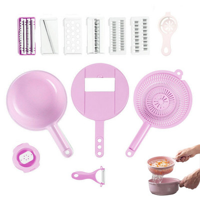 Κόφτης λαχανικών κουζίνας πολλαπλών λειτουργιών διαχωριστικό ασπράδι αυγού φίλτρο κοπής οικιακό τρίφτη υαλοκαθαριστήρα άχυρου σίτου