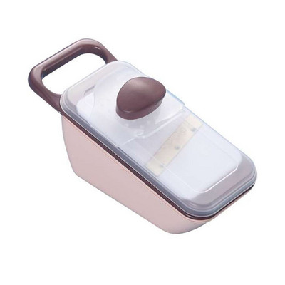 Πολυλειτουργικός αποφλοιωτής πατάτας Τρίφτης κρεμμυδιού με δοχείο αποθήκευσης Εργαλείο χειρός ασφαλές για χρήση για εργαλείο οικιακής κουζίνας