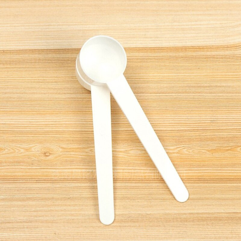 50vnt/rinkinys 10ml 5g daugkartinio naudojimo maistinis šaukštas plastikinis matavimo kaušelis PP matavimo šaukštas pienas kavos arbatinis šaukštelis pieno miltelių virtuvė