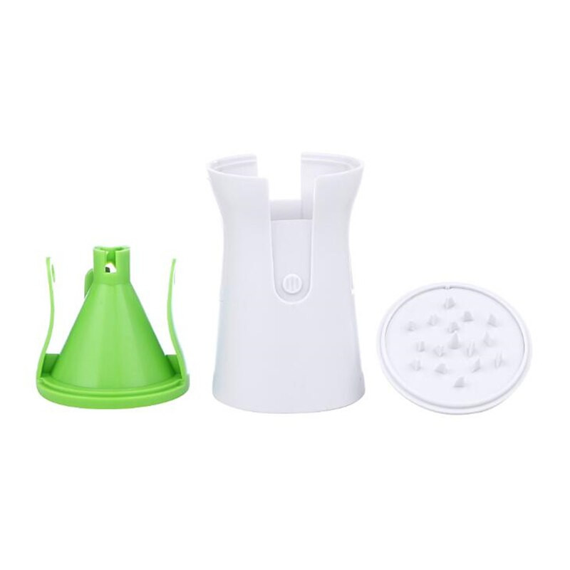 Ποιότητα 1 τεμ. Τρίφτης λαχανικών με σπειροειδή χοάνη ABS Ανοξείδωτος ατσάλι Κόφτης καρότου αγγουριού Κόφτης λαχανικών σπιράλ λεπίδων