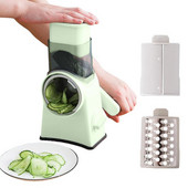 Κόφτης πατάτας με περιστροφικό τρίφτη τυριού με 3 εναλλάξιμες λεπίδες Εγχειρίδιο κουζίνας Κόφτης λαχανικών για λαχανικά καρότων πατάτας