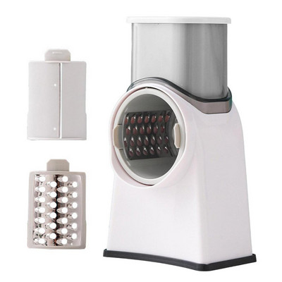 Κόφτης πατάτας με περιστροφικό τρίφτη τυριού με 3 εναλλάξιμες λεπίδες Εγχειρίδιο κουζίνας Κόφτης λαχανικών για λαχανικά καρότων πατάτας