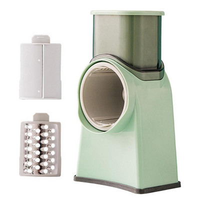 Κόφτης πατάτας με περιστροφικό τρίφτη τυριού με 3 εναλλάξιμες λεπίδες Εγχειρίδιο κουζίνας Κόφτης λαχανικών για λαχανικά καρότων πατάτας