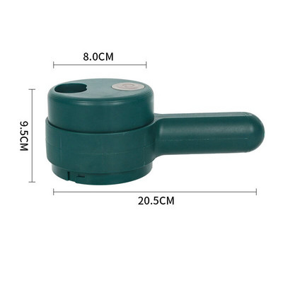 4 σε 1 φορητό ηλεκτρικό σετ κοπής λαχανικών Gatling Mini Wireless Garlic Mud Masher Electric Meat Mini