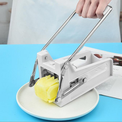 Κουζίνα Σπειροειδής κόφτης πατάτας από ανοξείδωτο ατσάλι Εγχειρίδιο Fries Machine Shredder Fruit Vegetable Food Slicer Dicer Cooking Gadget