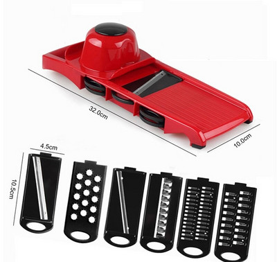 Πολυλειτουργικός τρίφτης ειδών κουζίνας με δοχείο κοπής πατάτας λαχανικών αποφλοιωτής φρούτων Gadgets Kawaii