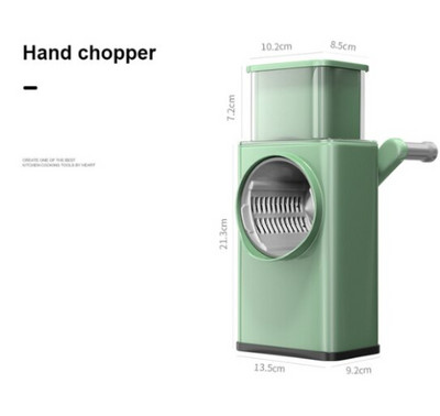 Τρίφτης Τυριών Αναβαθμισμένος Τυρί θρυμματιστής με λαβή 4 σε 1 τετράγωνος κόφτης λαχανικών καταιγίδας για πατάτα κουζίνας κρεμμύδι φρούτων ξηρών καρπών