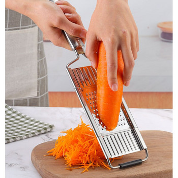 4 σε 1 Κόφτης λαχανικών πολλαπλών χρήσεων Ανοξείδωτος τρίφτης Vegetable cutter Peeler Potato Shredder for Kitchen Accessories Tool