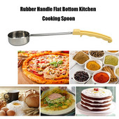 Κουτάλι με μακρύ λαστιχένιο χερούλι για σάλτσα πίτσας με μέτρηση κουτάλα για σούπα Εργαλεία μαγειρέματος