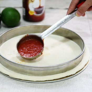 Κουτάλι με μακρύ λαστιχένιο χερούλι για σάλτσα πίτσας με μέτρηση κουτάλα για σούπα Εργαλεία μαγειρέματος