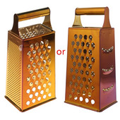 Επαγγελματικός τρίφτης κουτιού 100% ανοξείδωτο ατσάλι με 4 πλευρές για τυρί παρμεζάνα λαχανικά τζίντζερ Ξυριστική μηχανή χεριών Cheese Fruit 367A