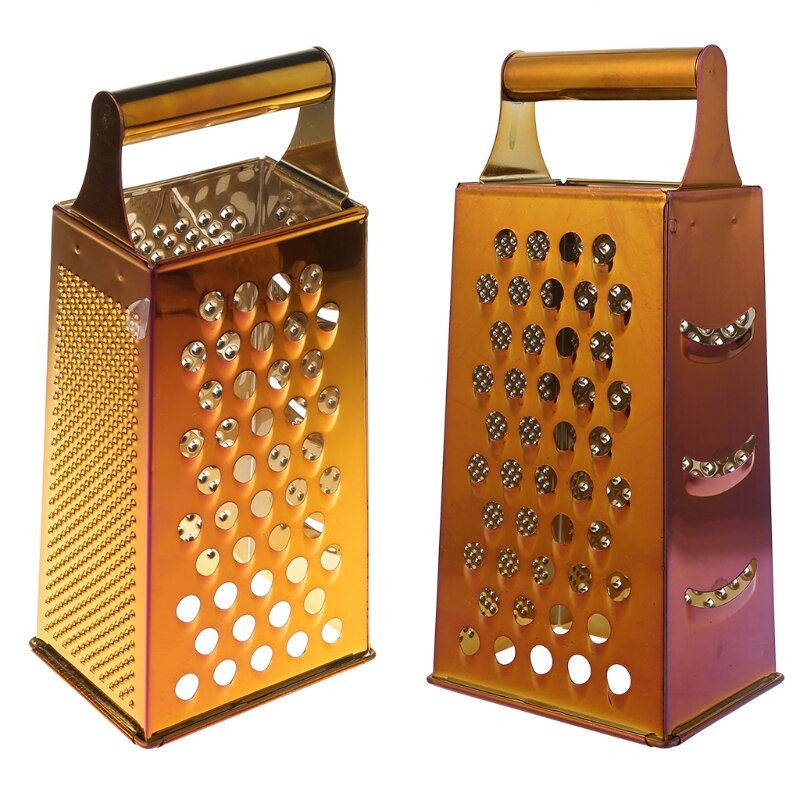 Επαγγελματικός τρίφτης κουτιού 100% ανοξείδωτο ατσάλι με 4 πλευρές για τυρί παρμεζάνα λαχανικά τζίντζερ Ξυριστική μηχανή χεριών Cheese Fruit 367A