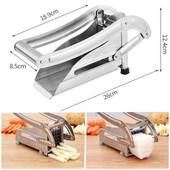 Nerūdijančio plieno bulvių presas Bulvių agurkų ridikėlių pjaustyklė skrudintų bulvyčių pjaustymas kubeliais Daugiafunkcinis daržovių pjaustytuvas