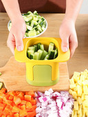 Bulvių traškučių pjaustymo dėžutė Rankinė pjaustyklė morkų svogūnų pjaustyklė Maisto smulkintuvas skrudintų bulvyčių gaminimo įrankis Daržovių vaisiams įtaisas