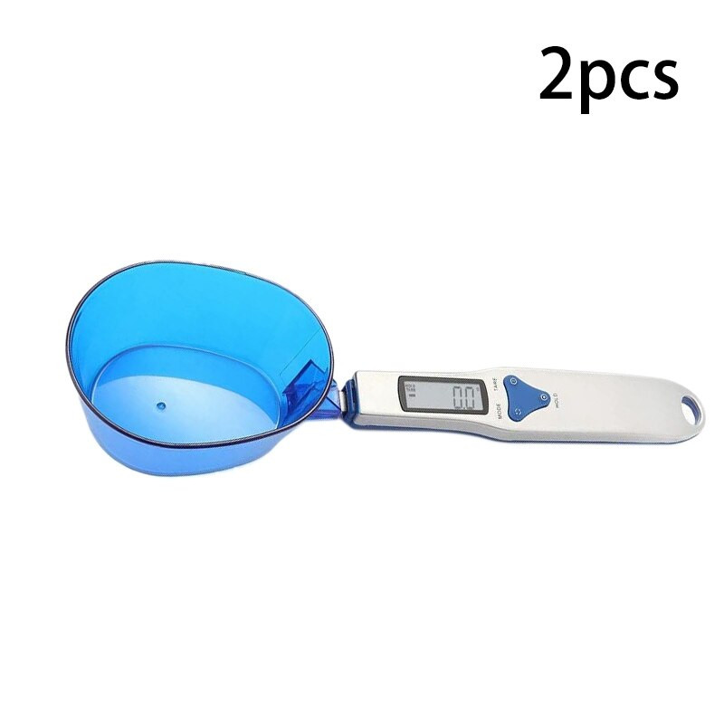 2 db digitális LCD mérőkanál mérleg szerszám főzéshez konyhai laboratóriumi szerszám- és kütyükészletekhez