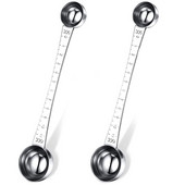 Promóció! 2 db pipajeles kávéskanál, 1 evőkanál és 1 teáskanál rozsdamentes acél kávémérő kanál kávéhoz