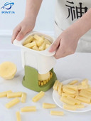 Praktikus zöldségaprító Otthoni konyhai eszközök és tartozékok Gyümölcsszeletelő Kézi nyomós zöldségvágó főzési tartozékok