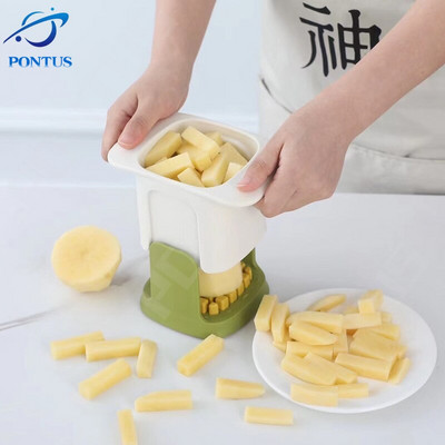Többfunkciós zöldségvágó Sárgarépa Burgonya Hagyma Kocka Kézi Nyomós Zöldségvágó Otthoni Konyhai Szerszám Tartozékok
