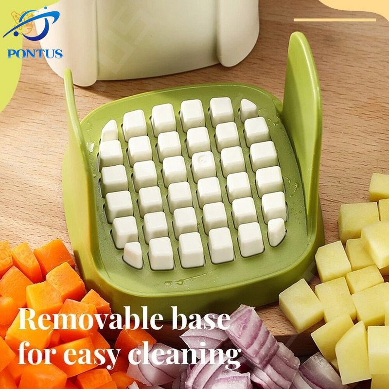 Többfunkciós zöldségvágó Sárgarépa Burgonya Hagyma Kocka Kézi Nyomós Zöldségvágó Otthoni Konyhai Szerszám Tartozékok