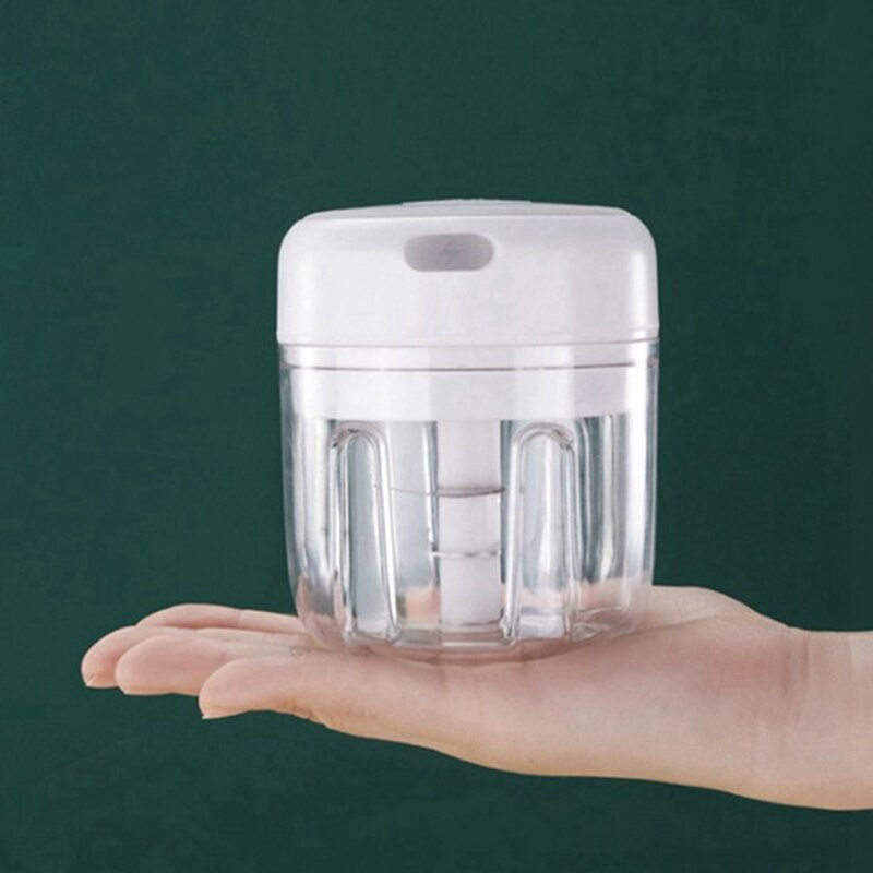 250 ml-es mini USB vezeték nélküli elektromos fokhagymanyomó erős nyomódaráló zöldség húsdaráló élelmiszer aprító konyhai eszközök