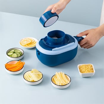 Χειροκίνητος κόφτης λαχανικών Slicer Fruit and Vegetable Cleaning Αξεσουάρ κουζίνας Πολυλειτουργικό στρογγυλό τυρί Gadgets κουζίνας Νέο